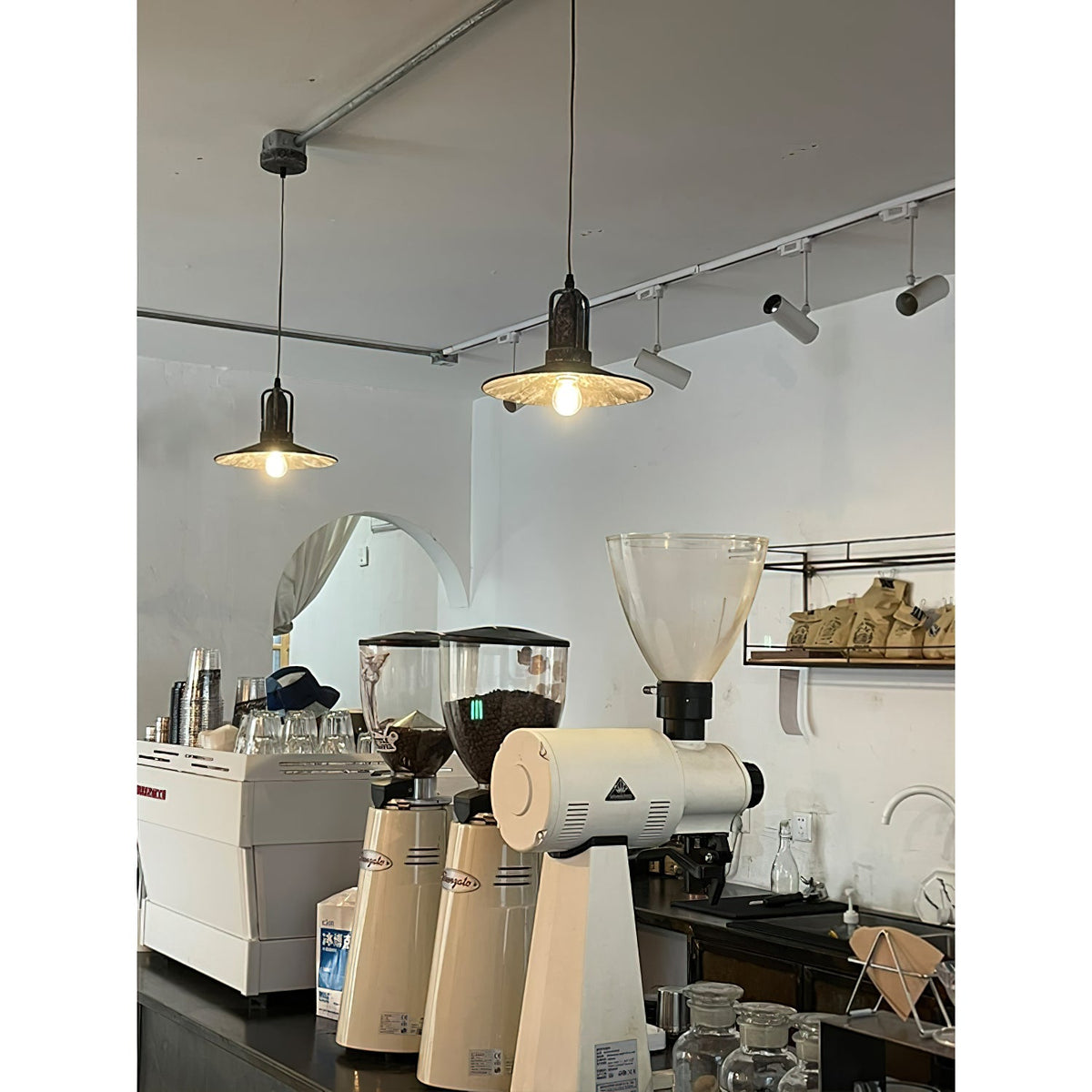 Allentown Pendant Light – Utilitarian Iron & Antique Gray Modern Task Pendant