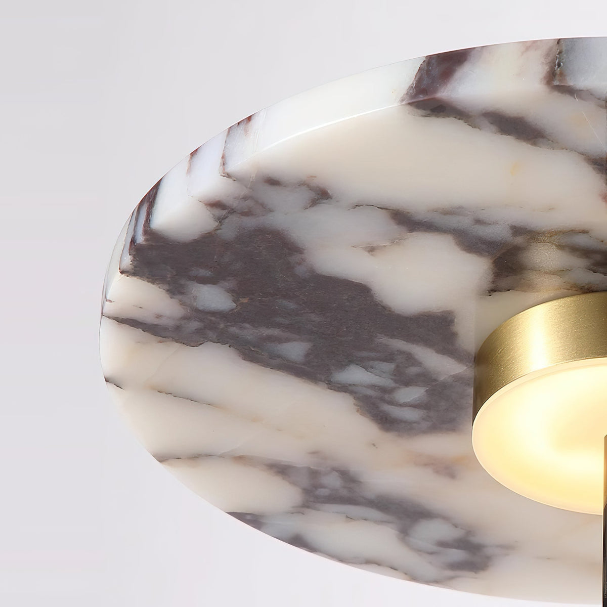 Aloa Marble Wall Lamp – Bulgari Marble & Sleek Metal Modern Wall Sconce