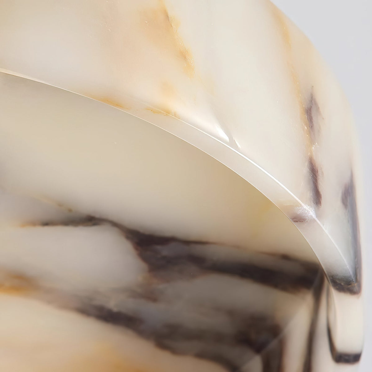 Aloa Marble Wall Lamp – Bulgari Marble & Sleek Metal Modern Wall Sconce