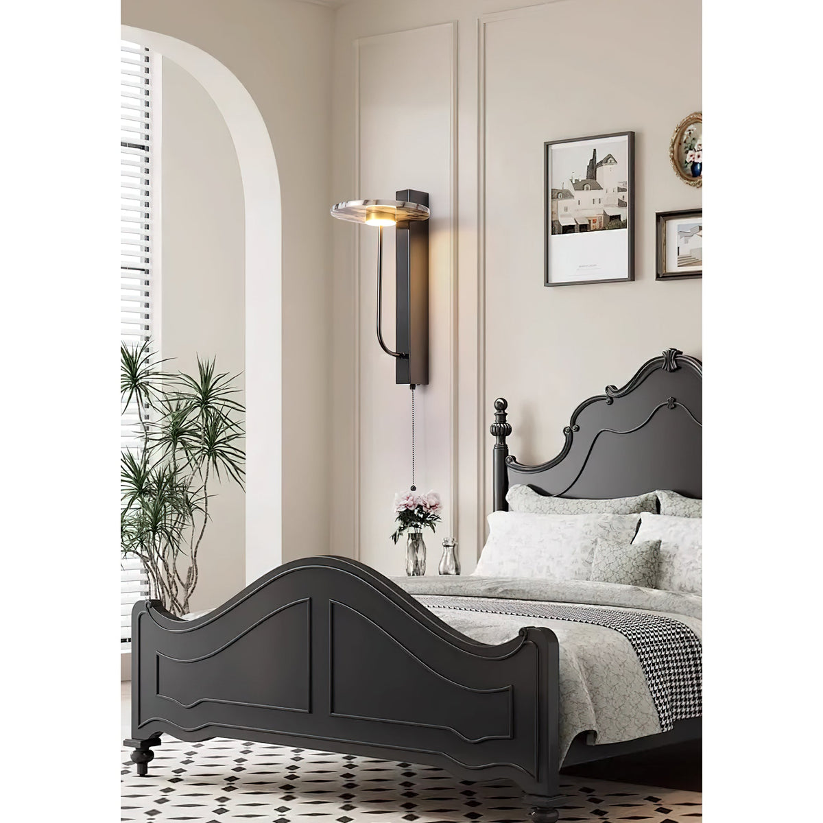 Aloa Marble Wall Lamp – Bulgari Marble & Sleek Metal Modern Wall Sconce