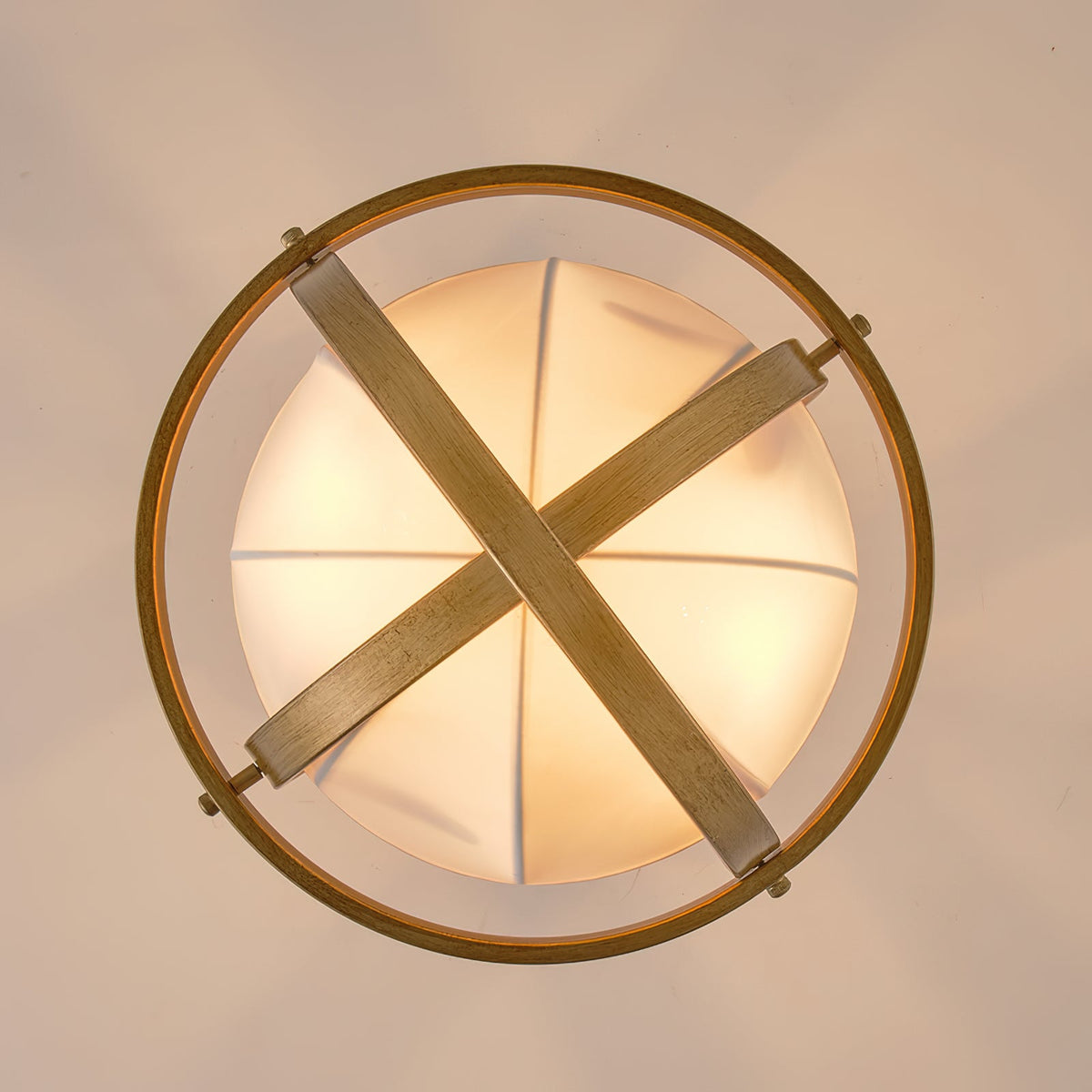 Alturas Pendant Lamp – Edwardian Fabric Shade & Geometric Iron Pendant