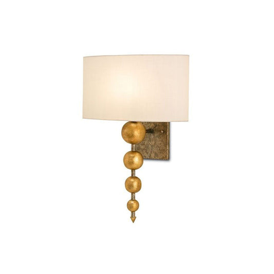 Amasya Wall Lamp – Premium Brass & Tailored Fabric Modern Wall Sconce