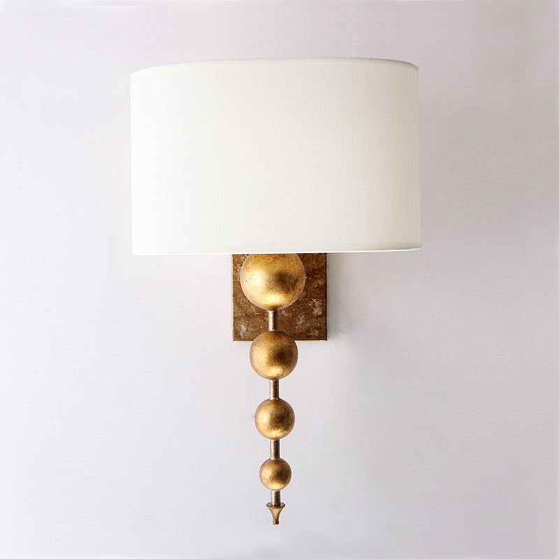 Amasya Wall Lamp – Premium Brass & Tailored Fabric Modern Wall Sconce