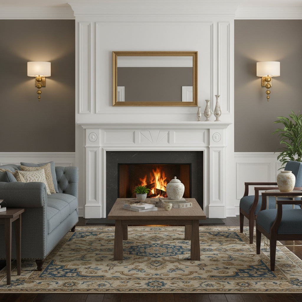 Amasya Wall Lamp – Premium Brass & Tailored Fabric Modern Wall Sconce