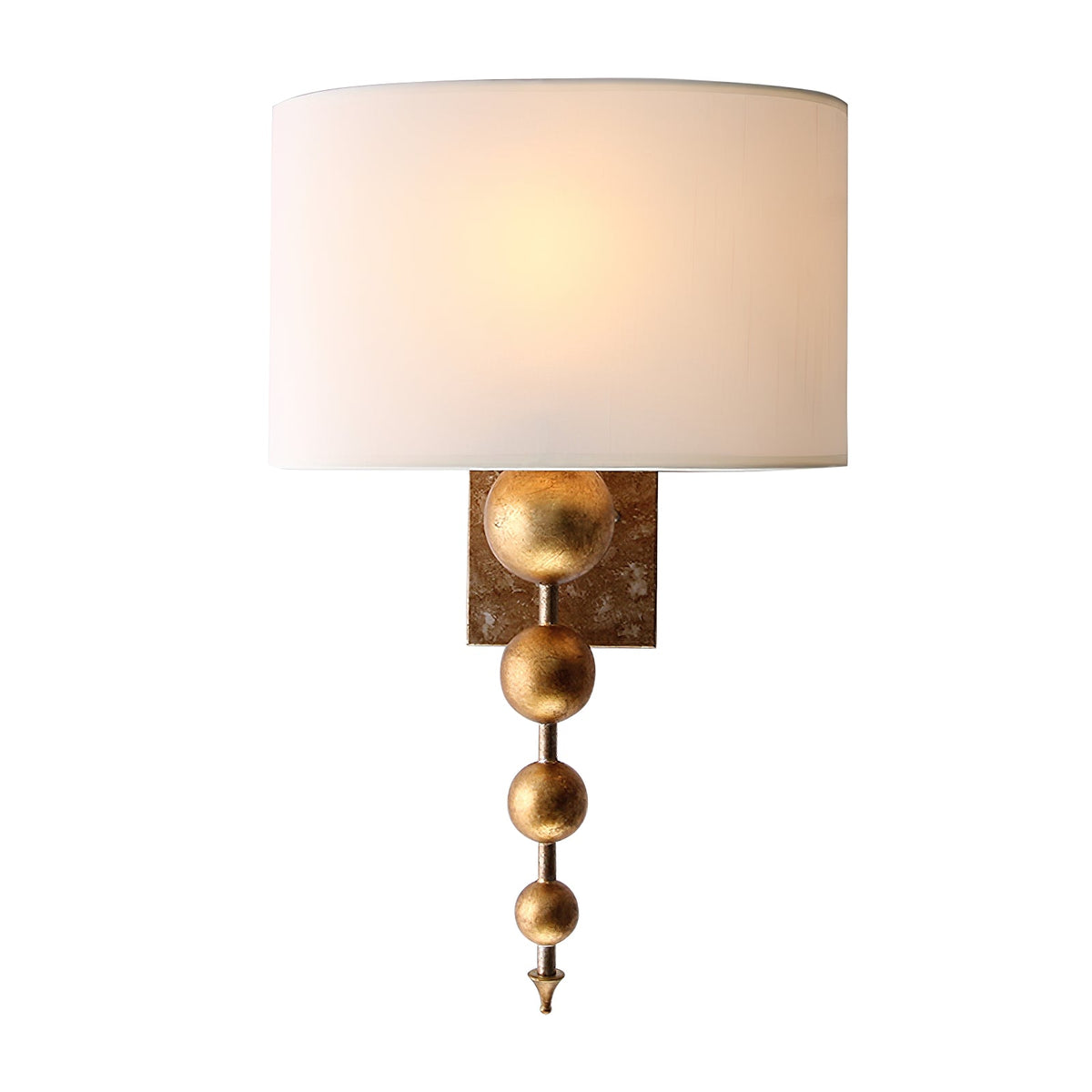 Amasya Wall Lamp – Premium Brass & Tailored Fabric Modern Wall Sconce
