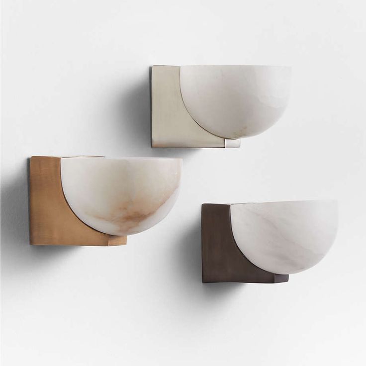 Ando Brass Alabaster Sconce – Hand-Carved Alabaster Globe & Burnished Metal Wall Sconce