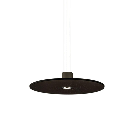 Andromeda Pendant Lamp – Dual-Lighting Metal Disc & Starry Sky Perforated Pendant
