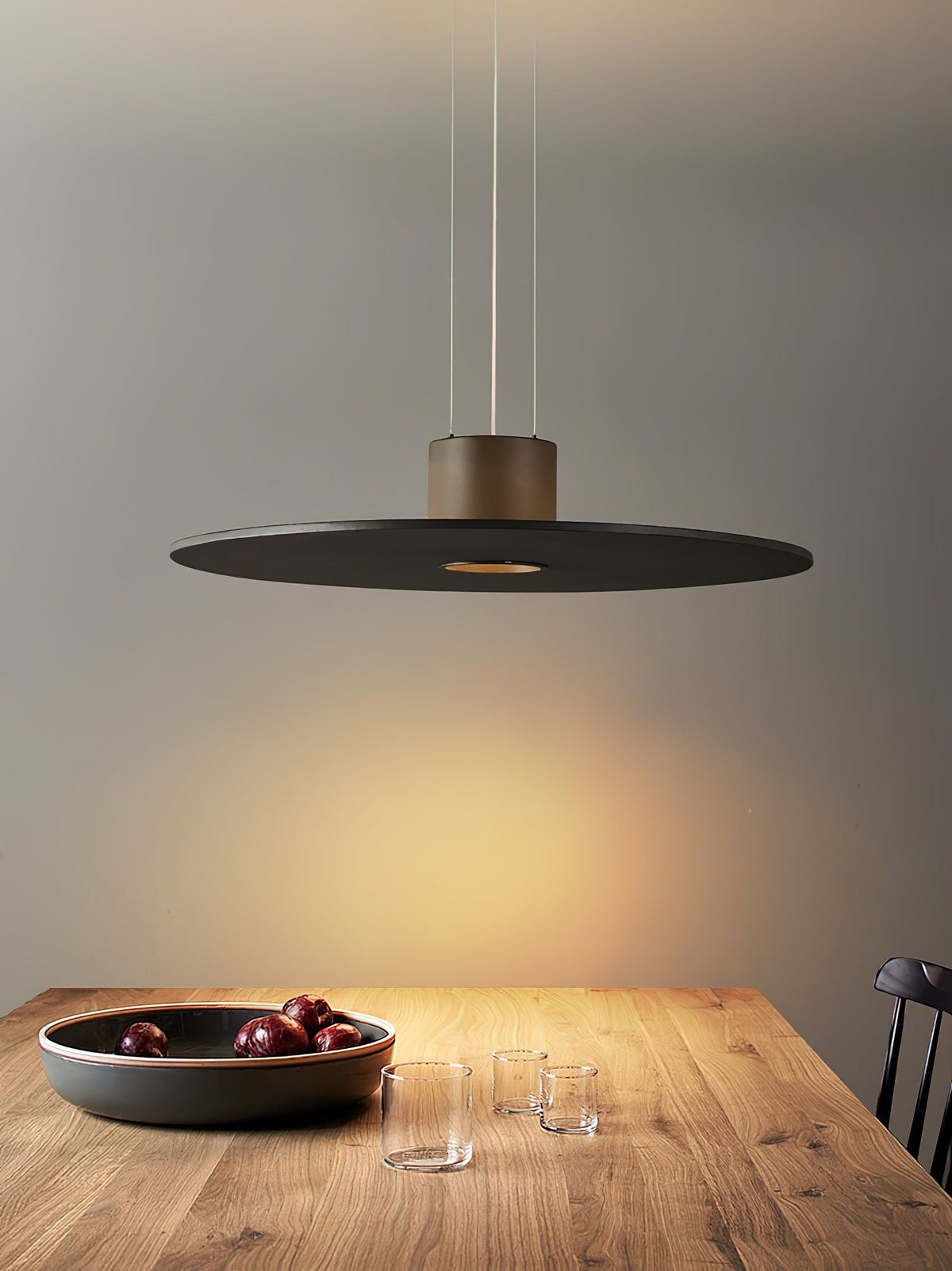 Andromeda Pendant Lamp – Dual-Lighting Metal Disc & Starry Sky Perforated Pendant