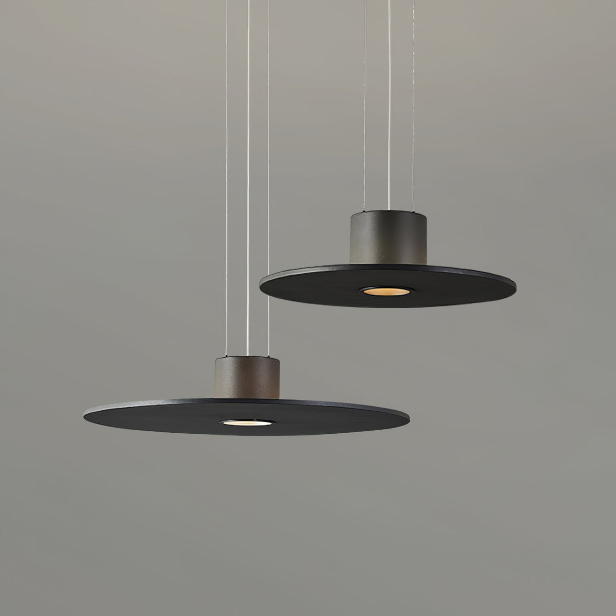 Andromeda Pendant Lamp – Dual-Lighting Metal Disc & Starry Sky Perforated Pendant