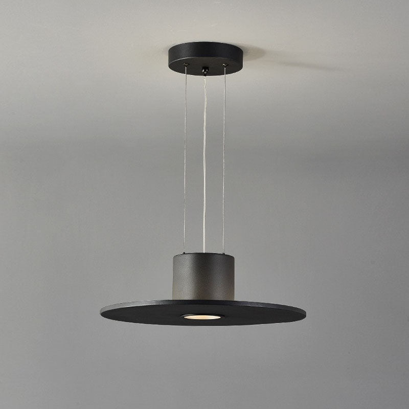 Andromeda Pendant Lamp – Dual-Lighting Metal Disc & Starry Sky Perforated Pendant