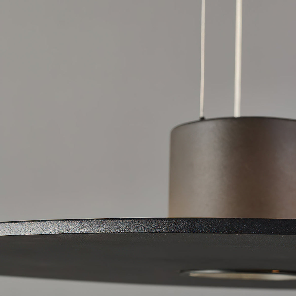 Andromeda Pendant Lamp – Dual-Lighting Metal Disc & Starry Sky Perforated Pendant