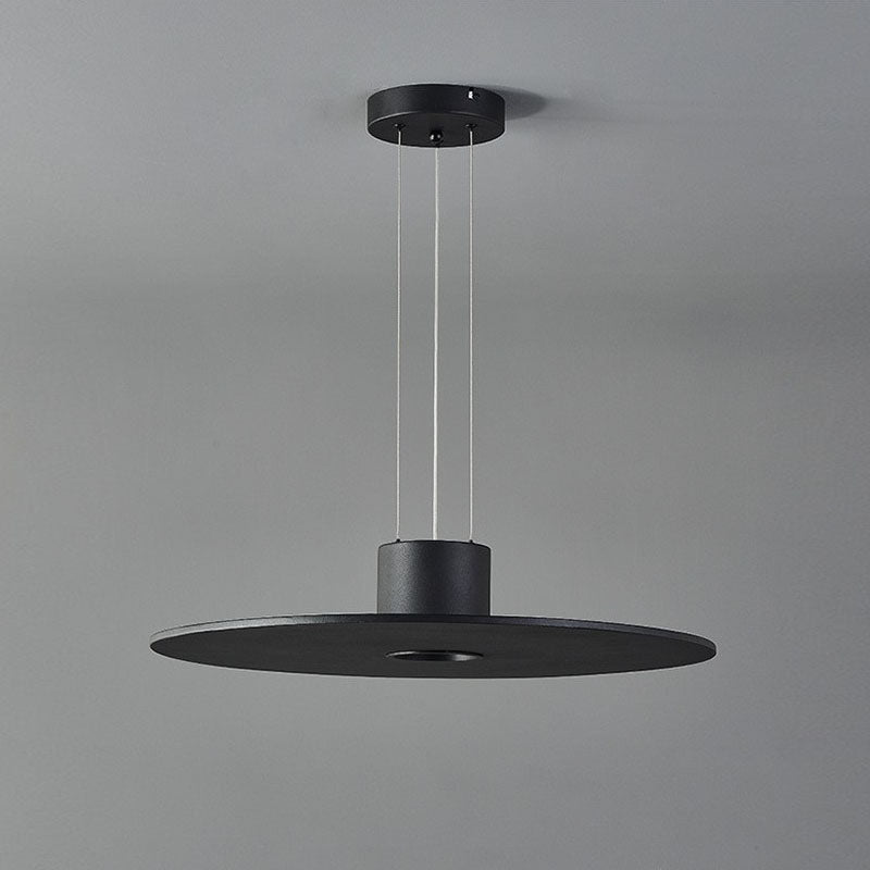 Andromeda Pendant Lamp – Dual-Lighting Metal Disc & Starry Sky Perforated Pendant