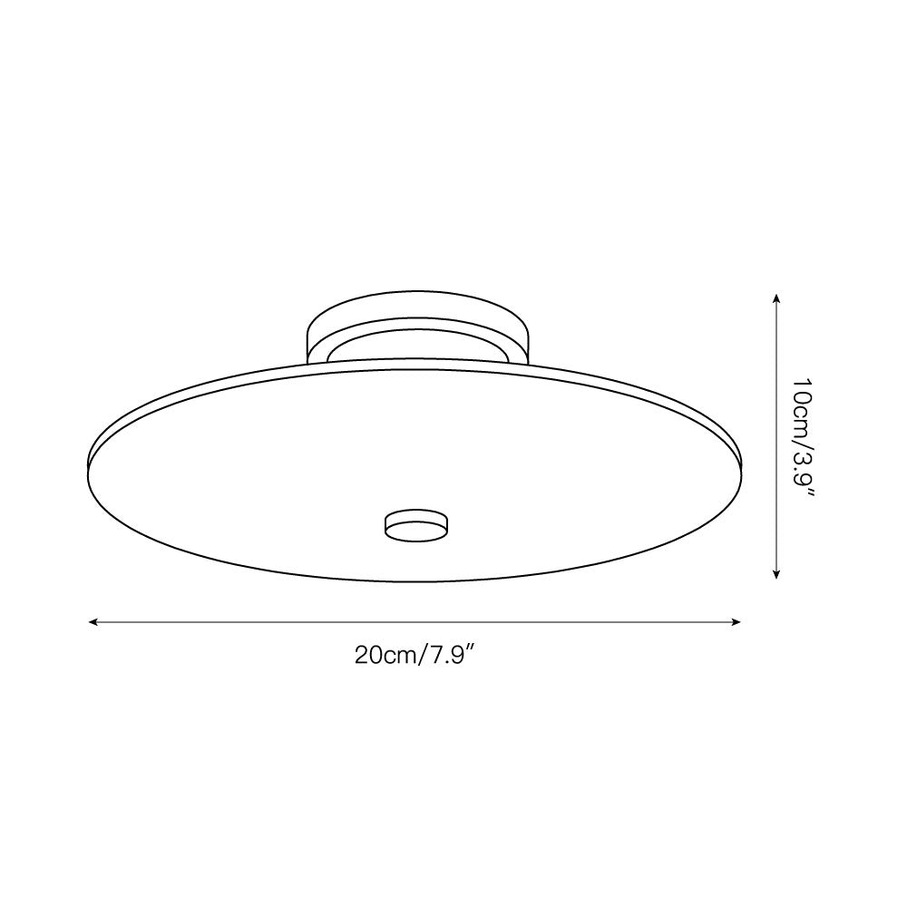 Ankeny Alabaster Ceiling Lamp – Flush Mount Natural Stone & Brass Fixture