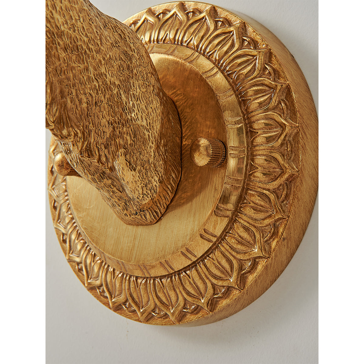 Antler Crystal Wall Lamp – Polished Brass & Crystal Branch Wall Sconce