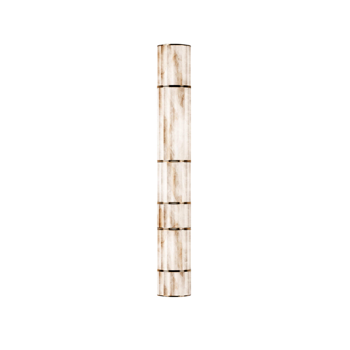 Apadana Alabaster Wall Lamp – Persian Architectural Column Wall Sconce