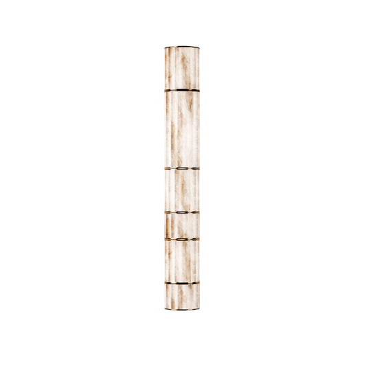 Apadana Alabaster Wall Lamp – Persian Architectural Column Wall Sconce