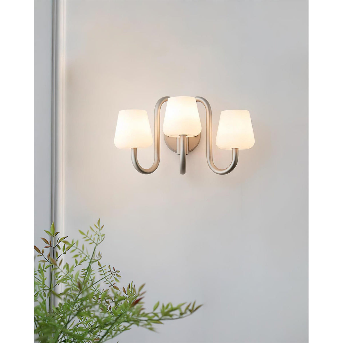Apollo Wall Lamp – Sleek Aluminum & Glass Multi-Head Wall Sconce