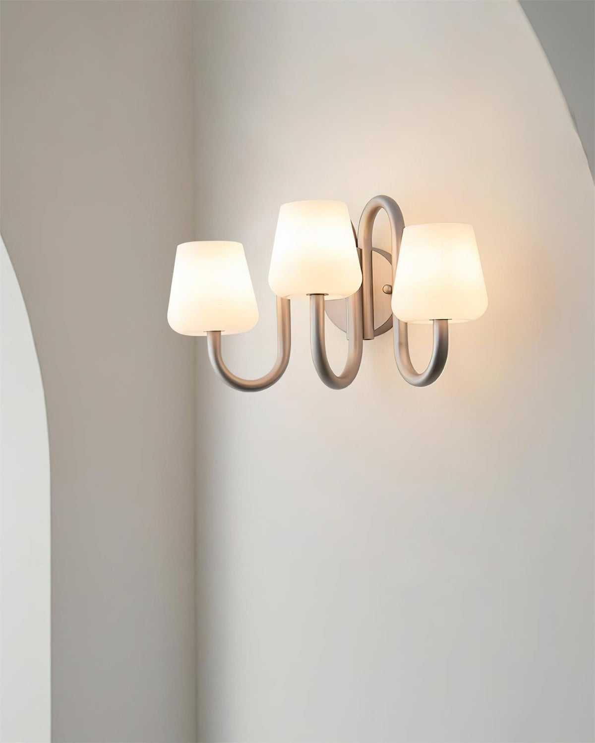 Apollo Wall Lamp – Sleek Aluminum & Glass Multi-Head Wall Sconce