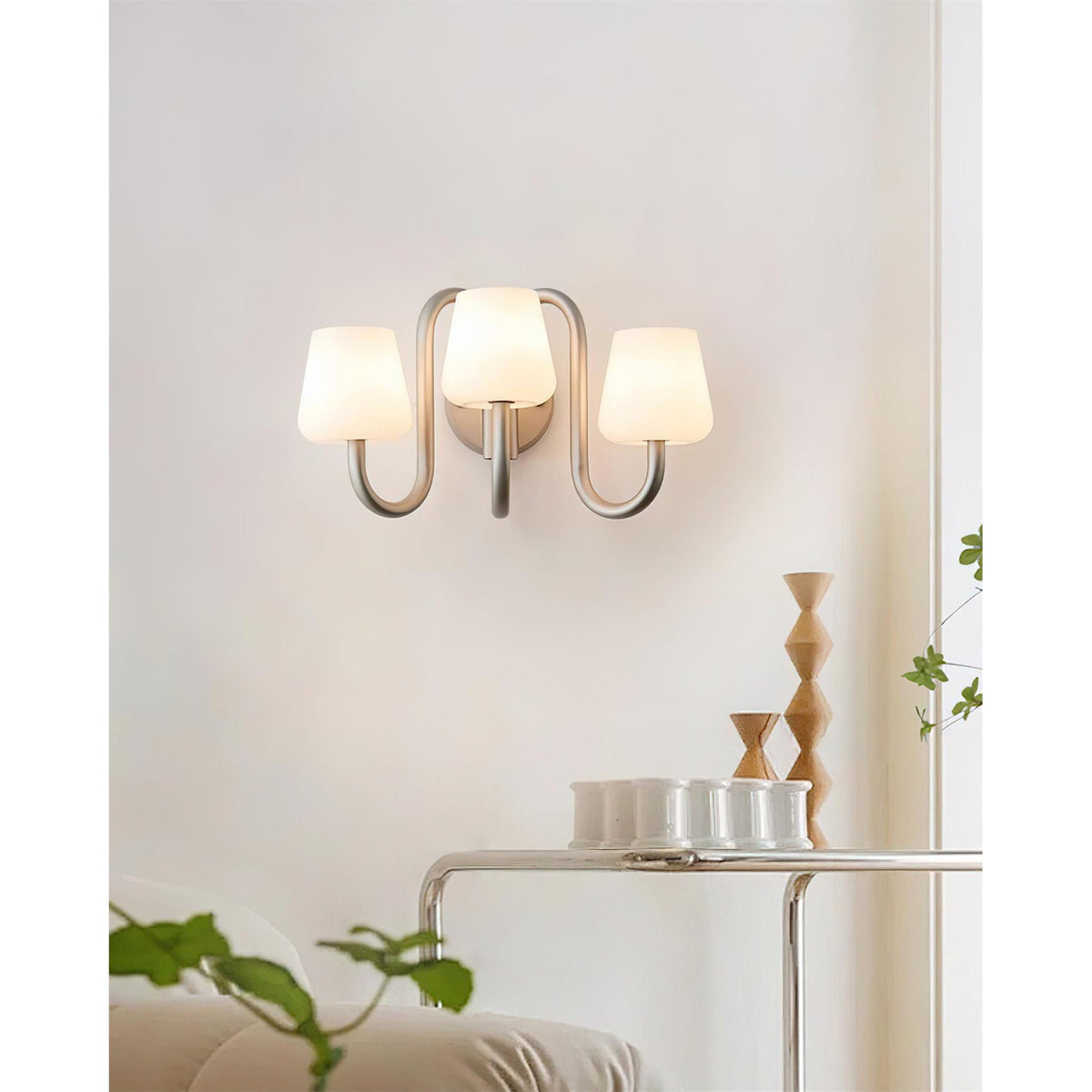 Apollo Wall Lamp – Sleek Aluminum & Glass Multi-Head Wall Sconce