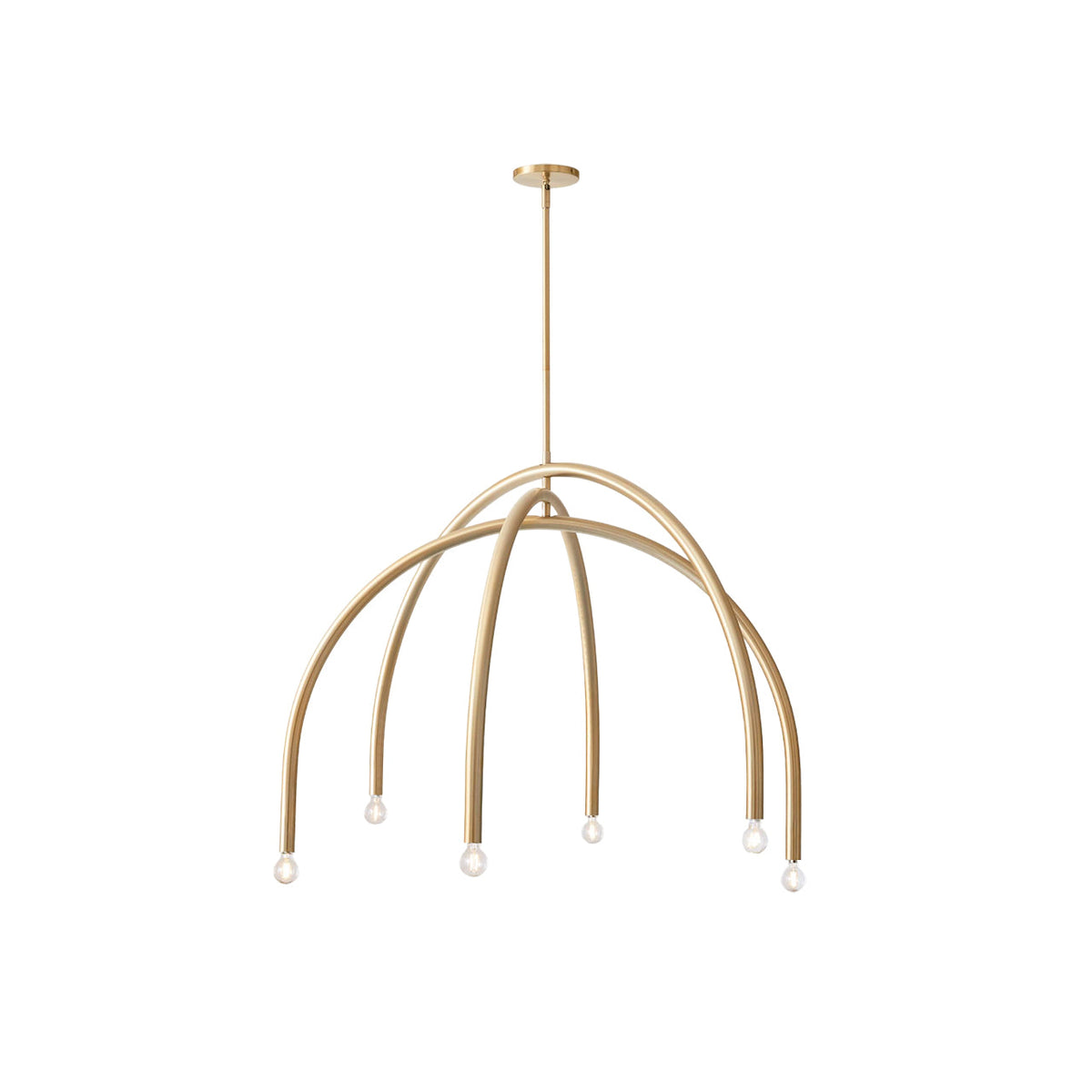 Hadden Chandelier - Adjustable Rotating Brass Arms Modern Minimalist Chandelier