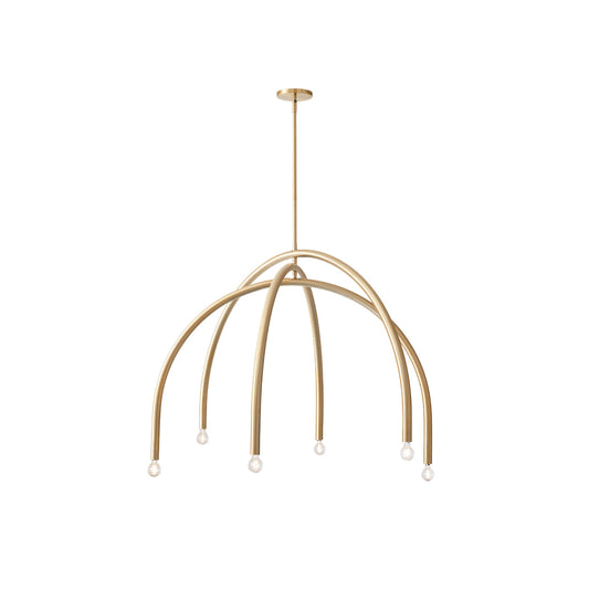Hadden Chandelier - Adjustable Rotating Brass Arms Modern Minimalist Chandelier