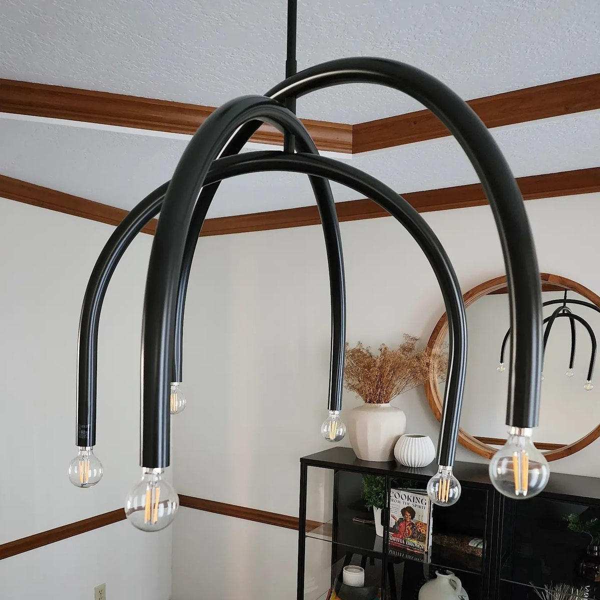 Hadden Chandelier - Adjustable Rotating Brass Arms Modern Minimalist Chandelier