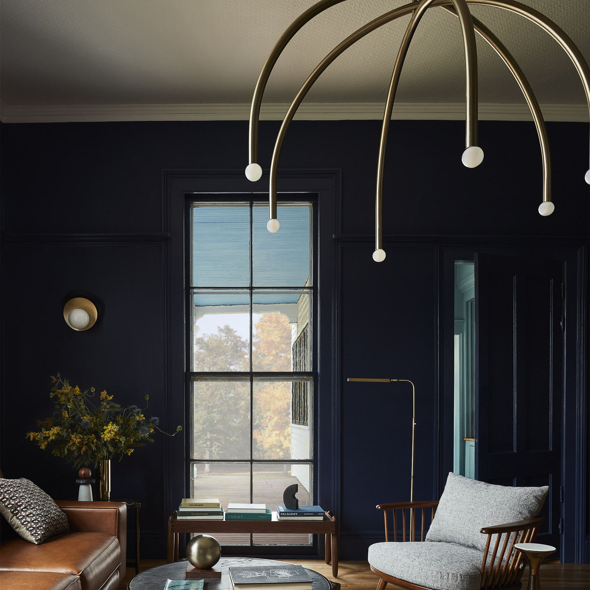 Hadden Chandelier - Adjustable Rotating Brass Arms Modern Minimalist Chandelier