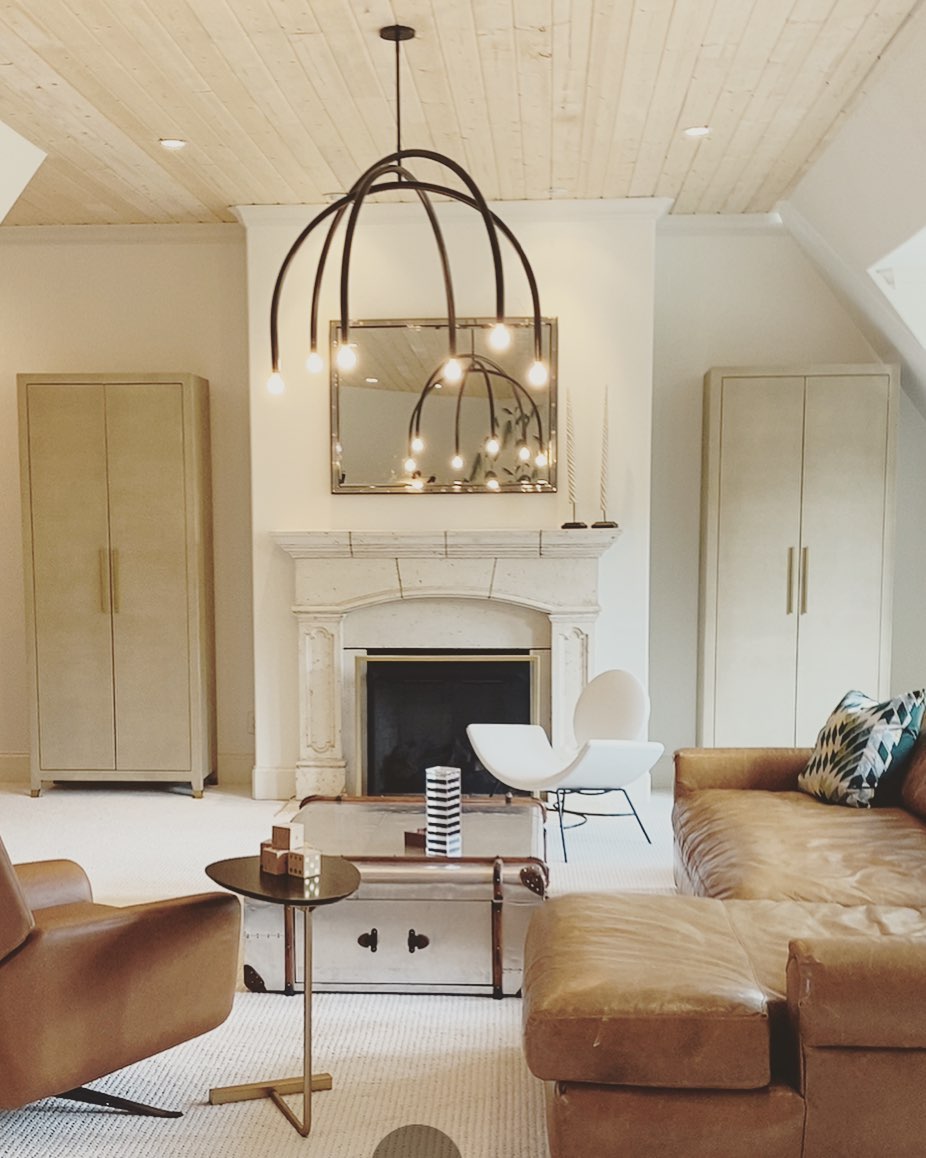 Hadden Chandelier - Adjustable Rotating Brass Arms Modern Minimalist Chandelier