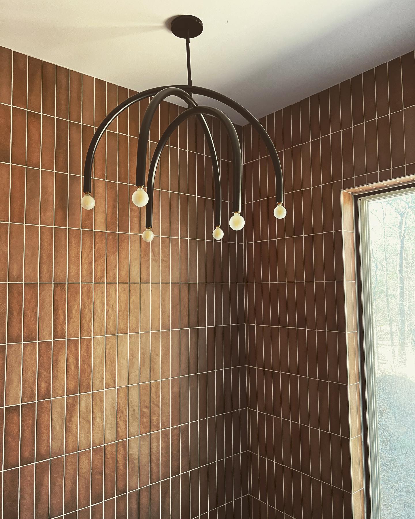 Hadden Chandelier - Adjustable Rotating Brass Arms Modern Minimalist Chandelier