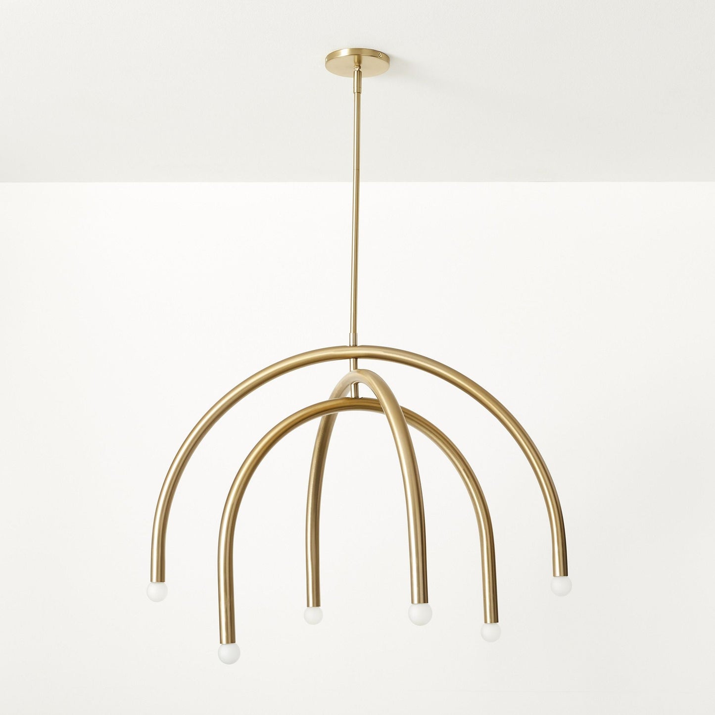 Hadden Chandelier - Adjustable Rotating Brass Arms Modern Minimalist Chandelier
