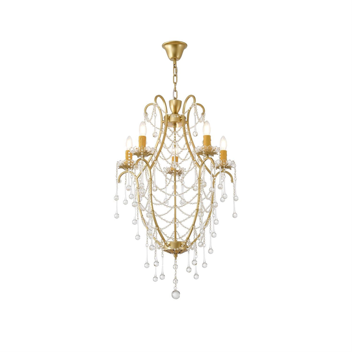 Arcadia Chandelier – Stunning Glass Jewel & Bowl Chandelier