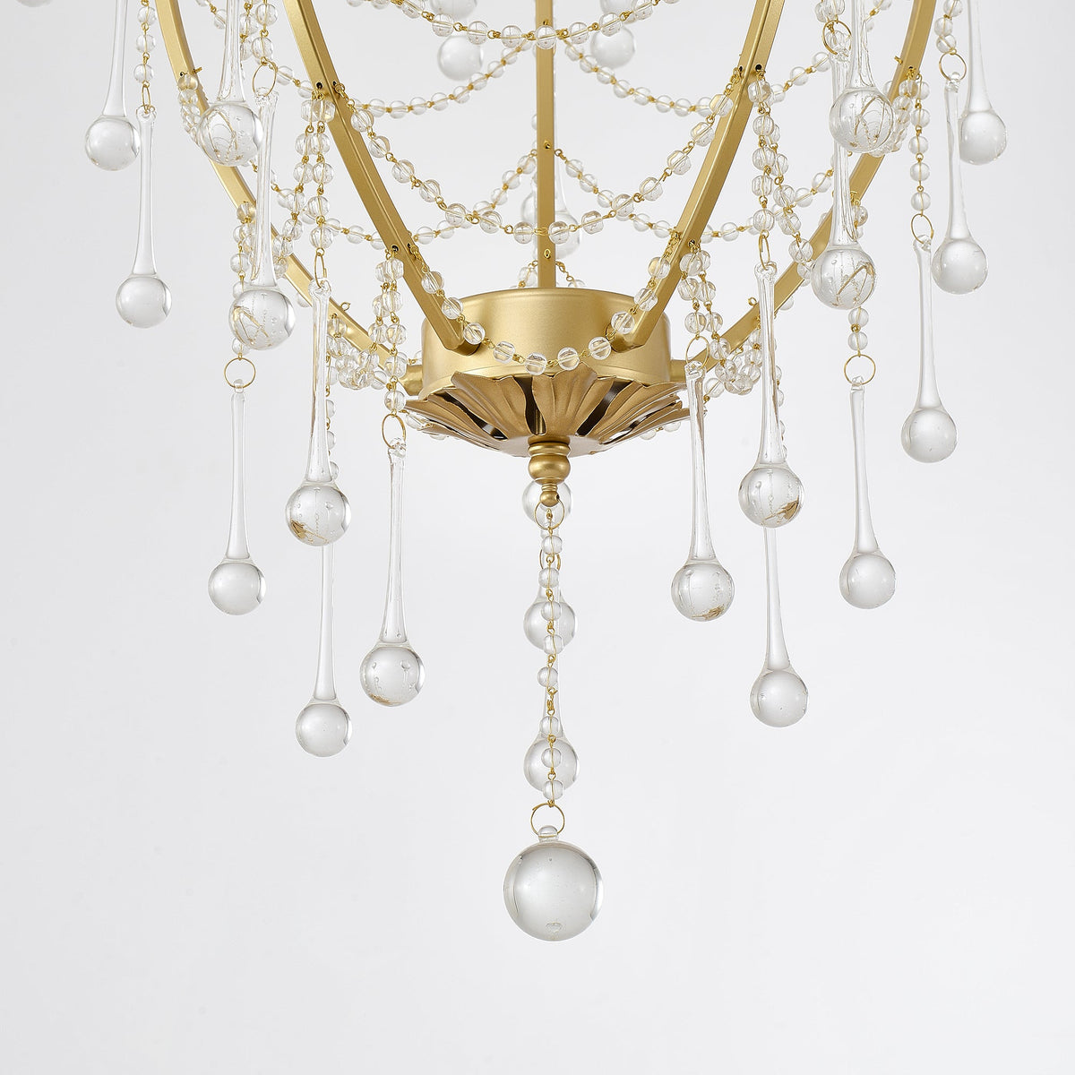 Arcadia Chandelier – Stunning Glass Jewel & Bowl Chandelier