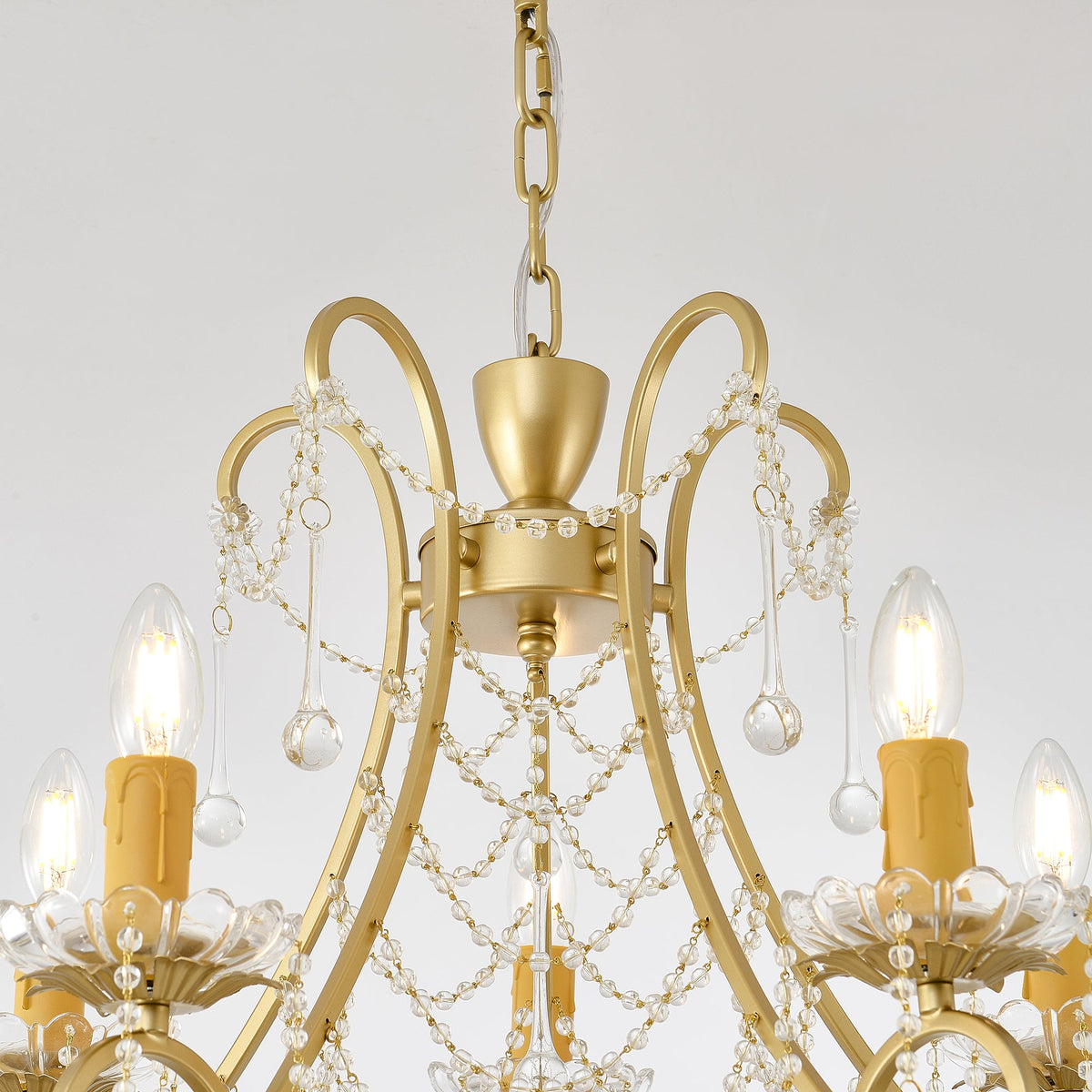 Arcadia Chandelier – Stunning Glass Jewel & Bowl Chandelier