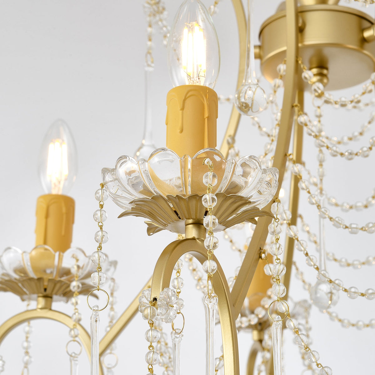 Arcadia Chandelier – Stunning Glass Jewel & Bowl Chandelier