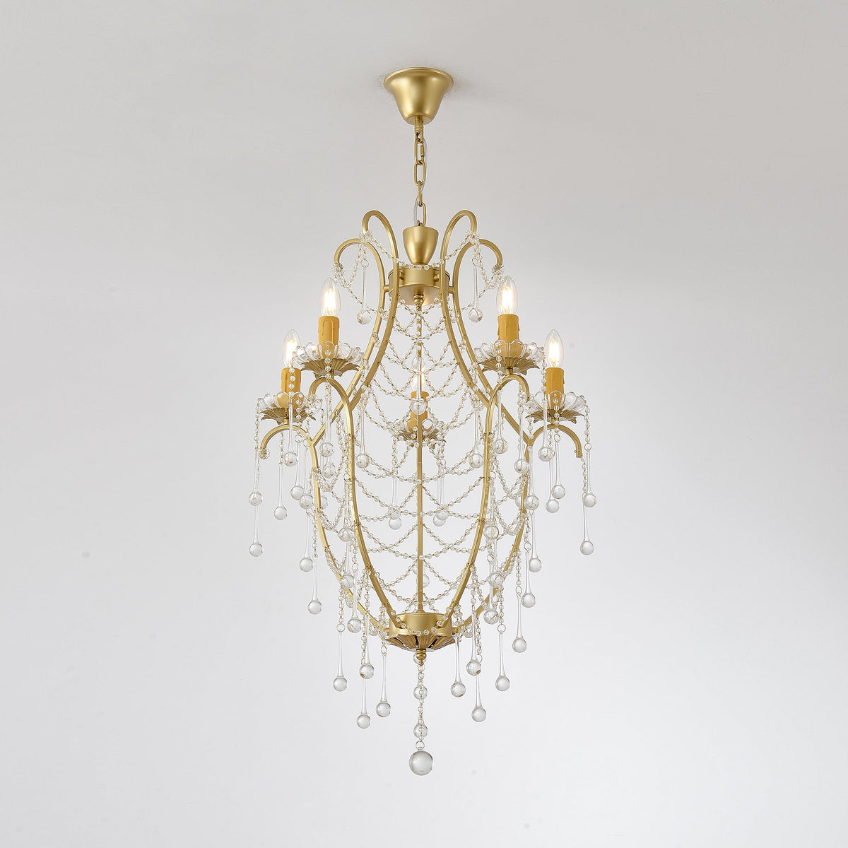 Arcadia Chandelier – Stunning Glass Jewel & Bowl Chandelier