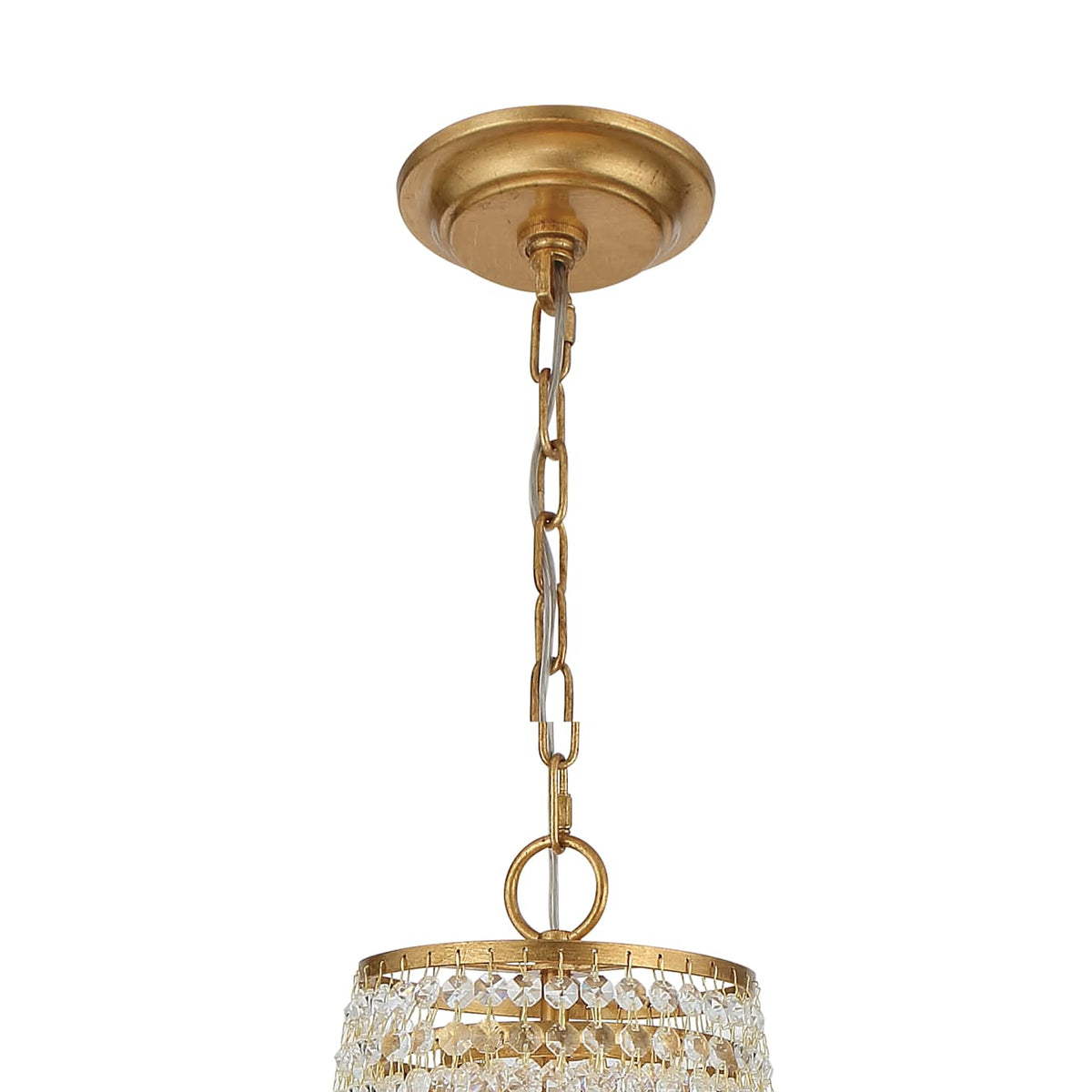 Arcadia Crystal Chandelier – Glamorous K9 Crystal & Iron Bowl Chandelier