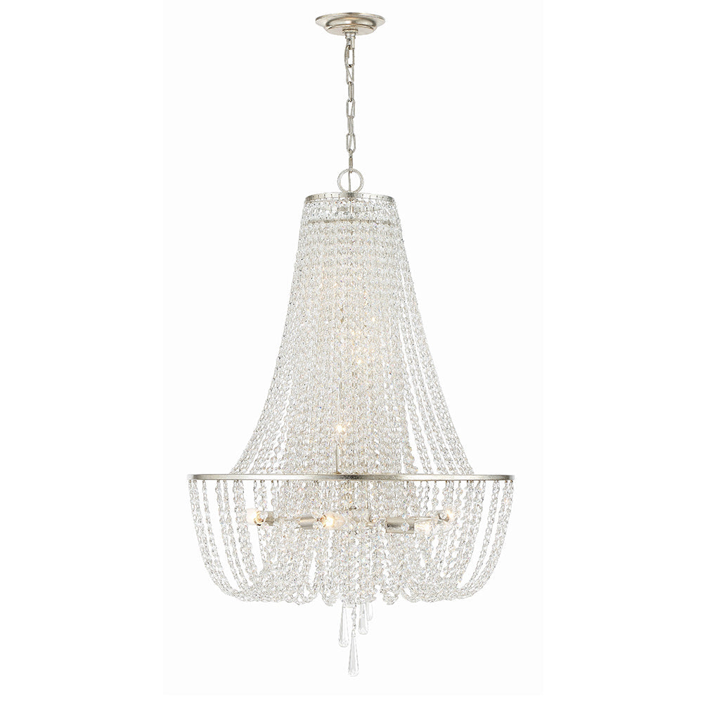 Arcadia Crystal Chandelier – Glamorous K9 Crystal & Iron Bowl Chandelier