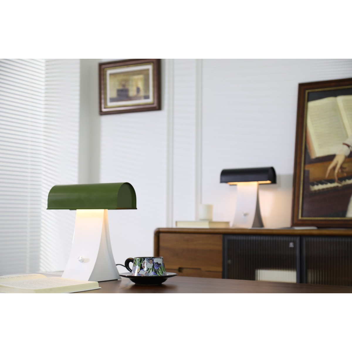 Archive Table Lamp – Contemporary Metal & Minimalist Task Accent Light