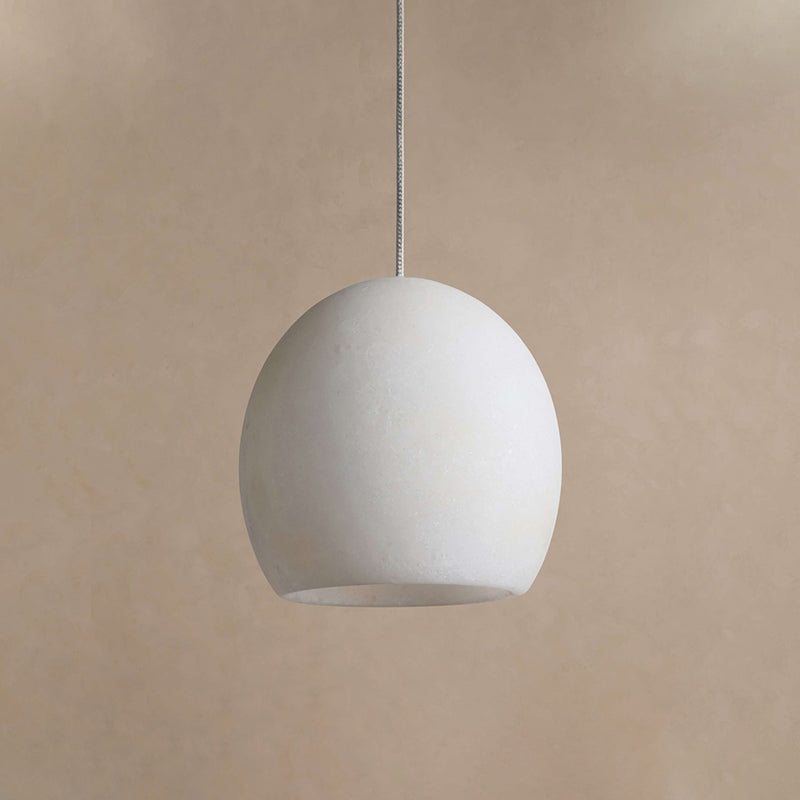 Arica Natural Alabaster LED Chandelier - Modern Minimalist Brass Pendant