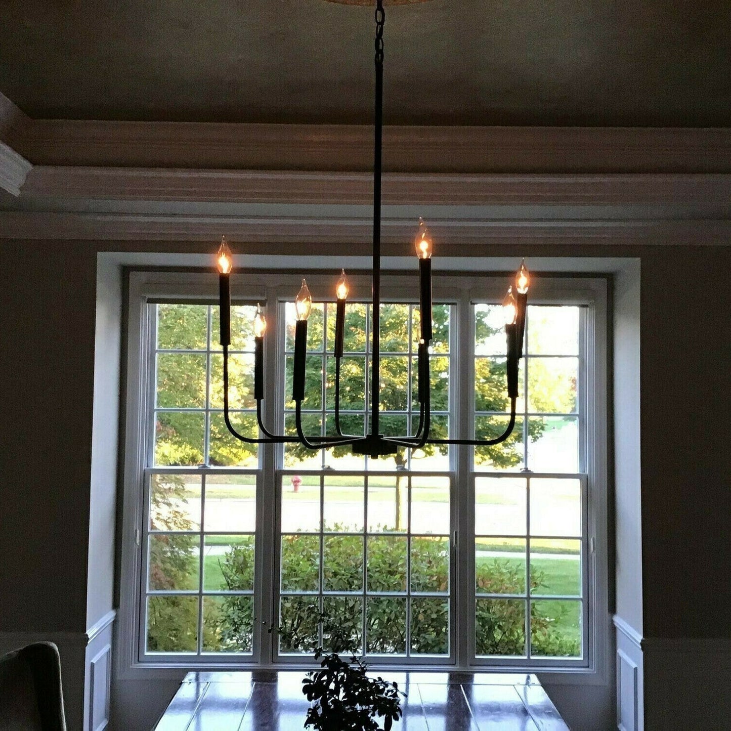 Arlin Candle Chandelier | Luxury Staggered 6/8-Light Brass Ring Pendant