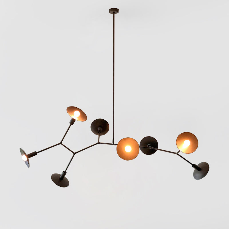 Armature Chandelier | Luxury Handcrafted Machined Brass Articulating Light