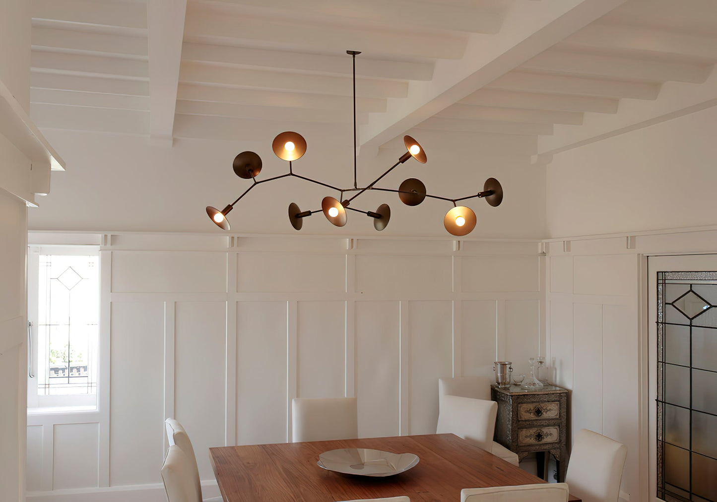 Armature Chandelier | Luxury Handcrafted Machined Brass Articulating Light