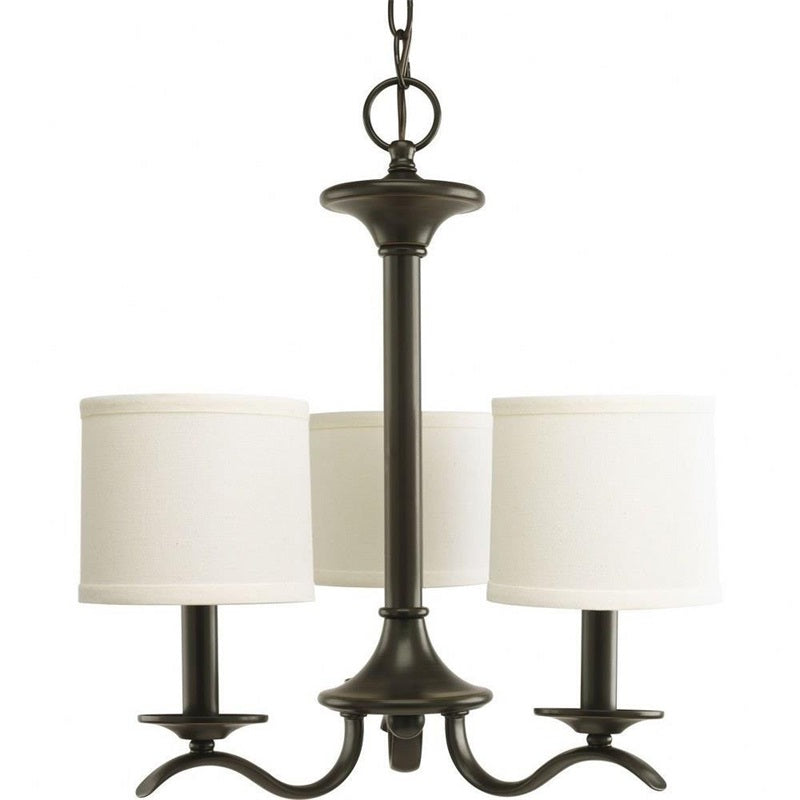 Armindo Chandelier | Luxury Brass & Fabric Drum Shade Pendant Light