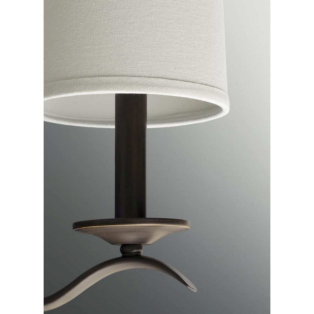 Armindo Chandelier | Luxury Brass & Fabric Drum Shade Pendant Light