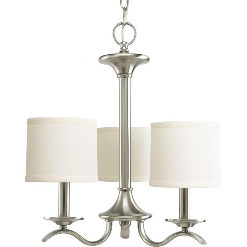 Armindo Chandelier | Luxury Brass & Fabric Drum Shade Pendant Light