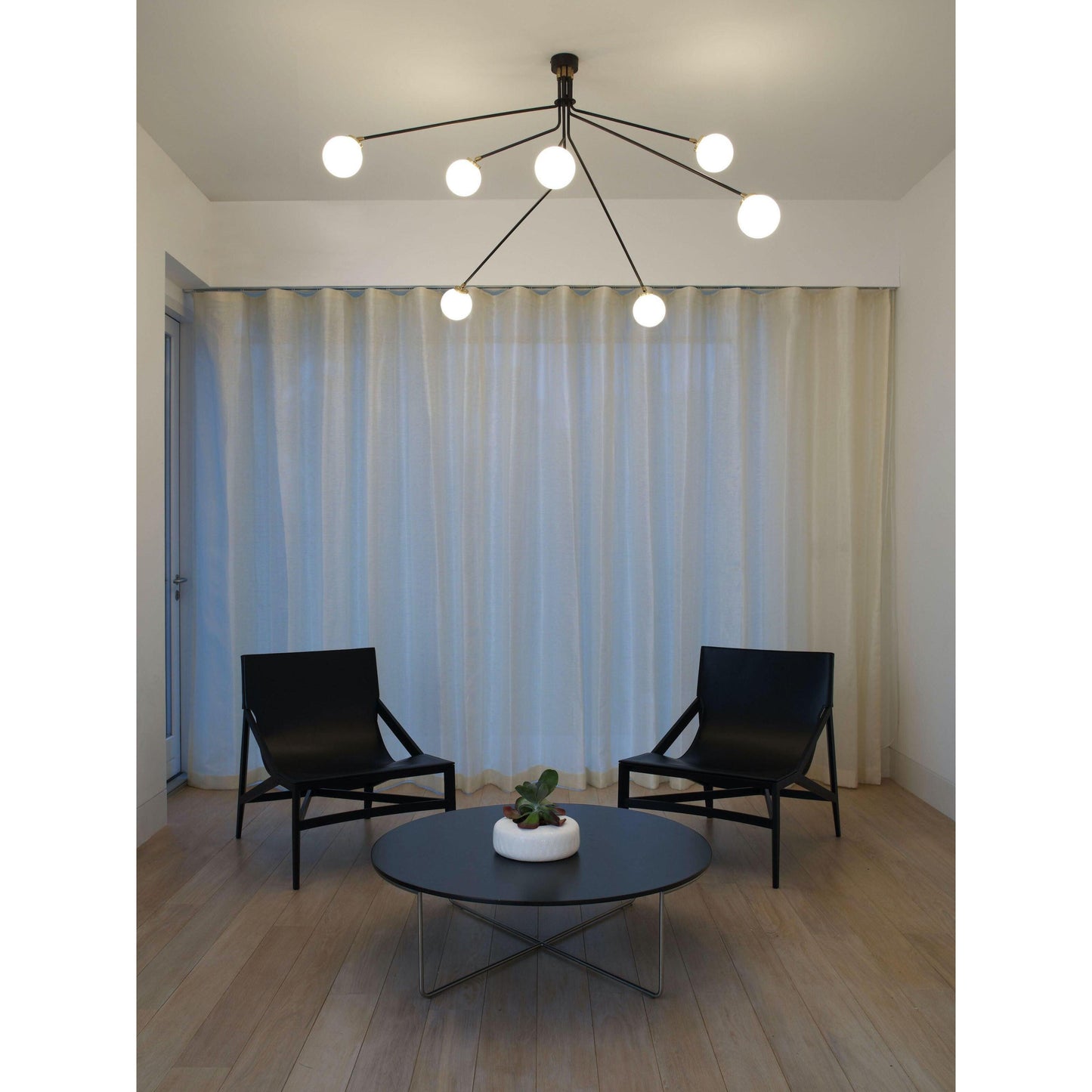 Array Ceiling Lamp | Luxury 1960s Italian-Inspired Rotating Brass Chandelier