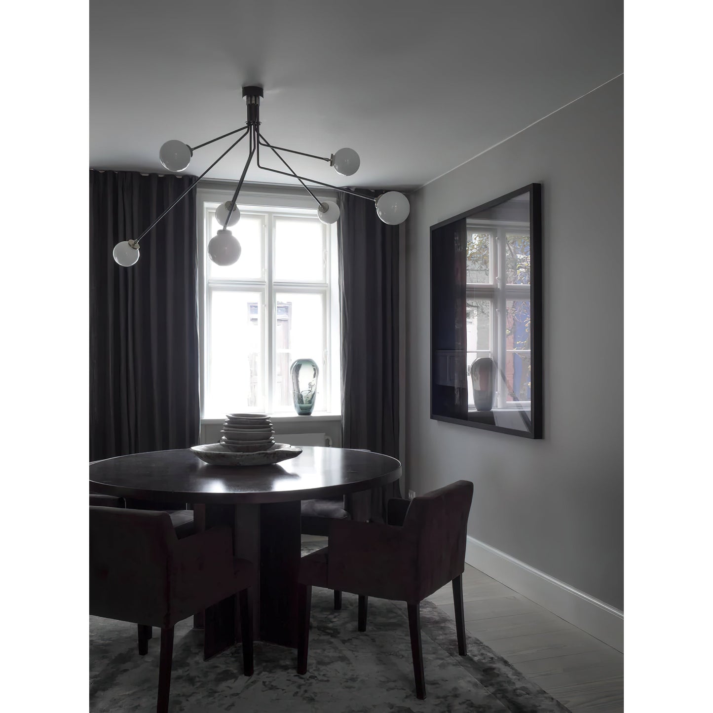 Array Ceiling Lamp | Luxury 1960s Italian-Inspired Rotating Brass Chandelier