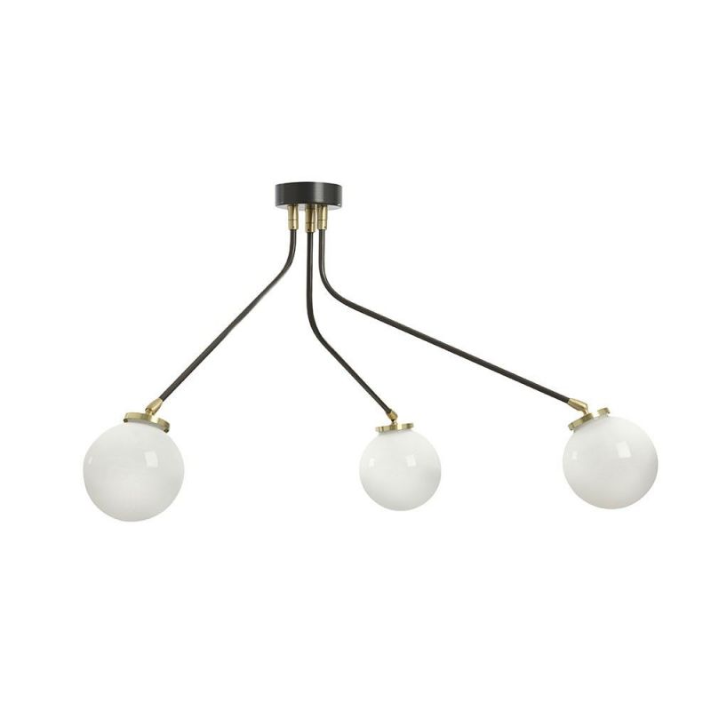 Array Ceiling Lamp | Luxury 1960s Italian-Inspired Rotating Brass Chandelier