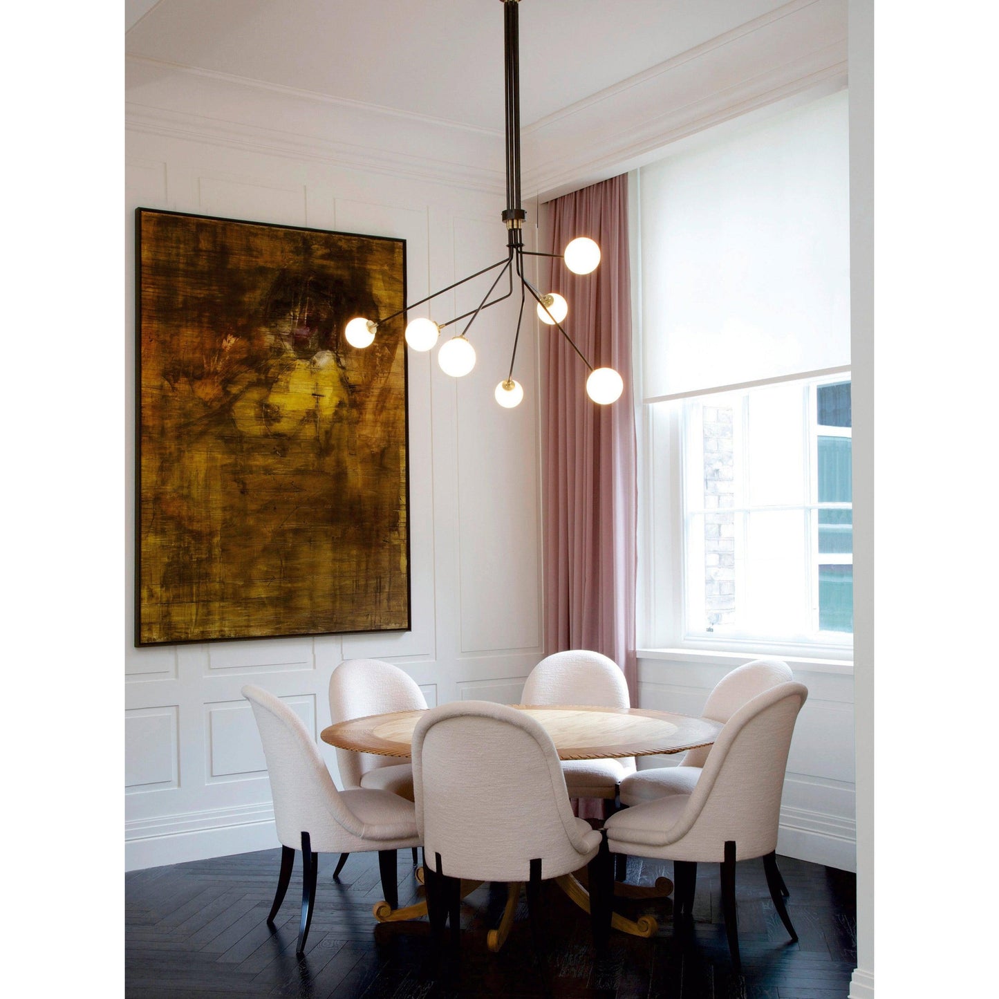 Array Ceiling Lamp | Luxury 1960s Italian-Inspired Rotating Brass Chandelier