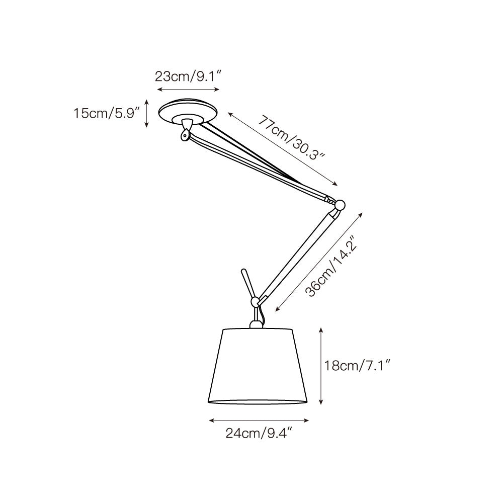 Costanza Pendant Lamp – Architectural Aluminum Suspended Light with Parchment Shade